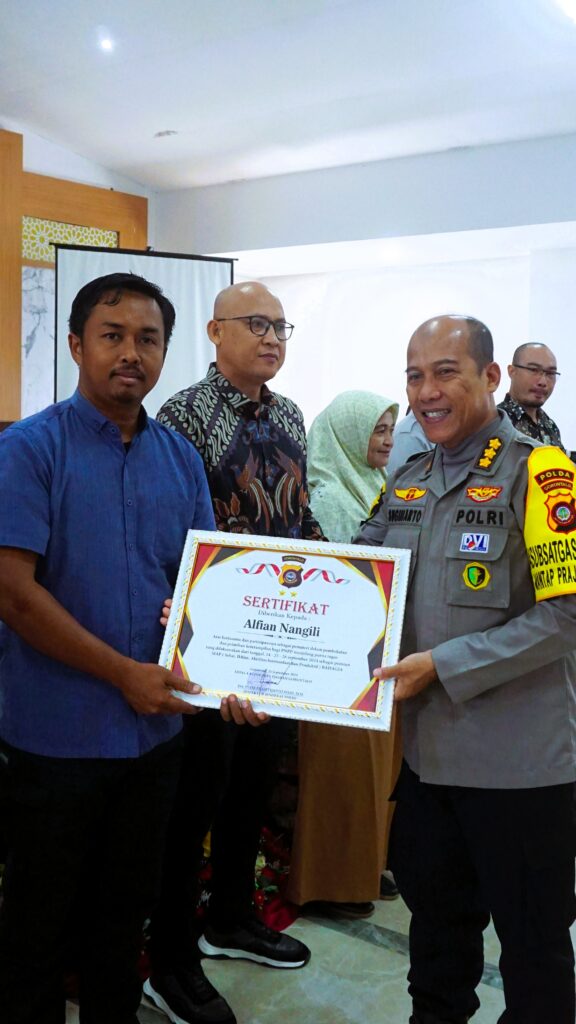 Program Pembekalan dan Pelatihan Keterampilan bagi Pegawai Negeri Pada Polri (PNPP) Polda Gorontalo