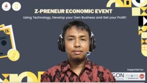 alfian nangili narasumber z preneur economic event universitas brawijaya malang