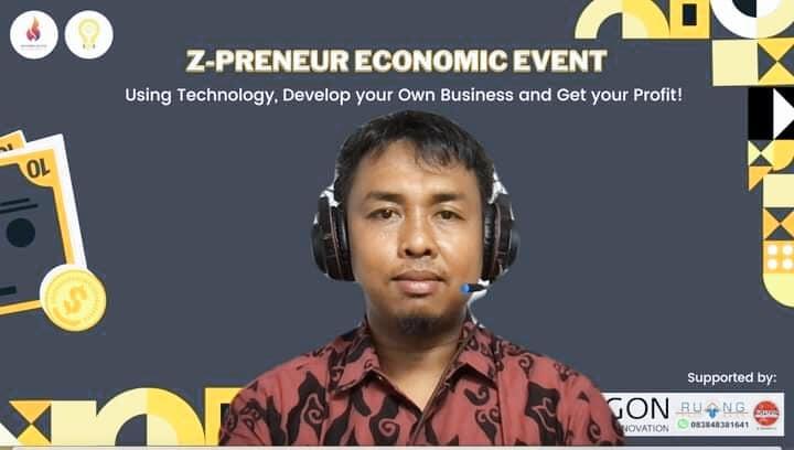 alfian nangili narasumber z preneur economic event universitas brawijaya malang