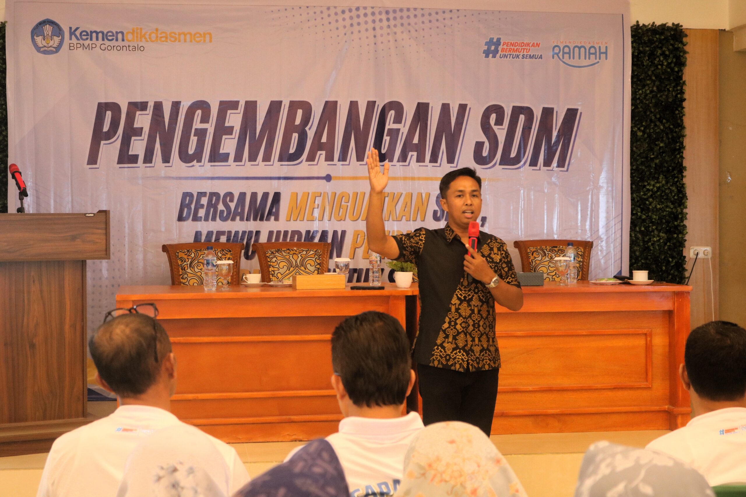 Pelatihan Pengembangan SDM di BPMP Provinsi Gorontalo